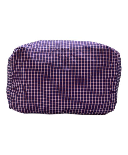 hagg（ヘイグ）hagg (ヘイグ) グレープチェックロゴトートバッグ パープル サイズ:-の古着・服飾アイテム