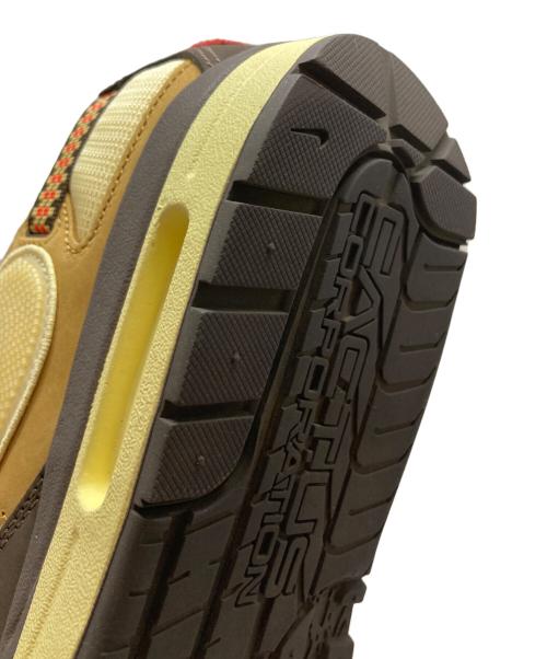 NIKE（ナイキ）NIKE (ナイキ) TRAVIS SCOTT (トラヴィススコット) AIR MAX 1/CJ ブラウン サイズ:SIZE 28cmの古着・服飾アイテム