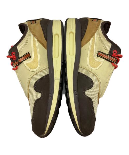 NIKE（ナイキ）NIKE (ナイキ) TRAVIS SCOTT (トラヴィススコット) AIR MAX 1/CJ ブラウン サイズ:SIZE 28cmの古着・服飾アイテム
