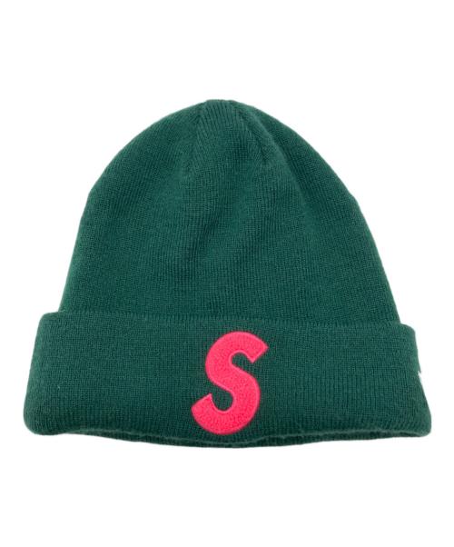 SUPREME（シュプリーム）Supreme (シュプリーム) New Era (ニューエラ) S Logo Beanie グリーン サイズ:-の古着・服飾アイテム