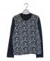 tricot COMME des GARCONS（トリココムデギャルソン）の古着「花刺繍クルーネックニット」｜グレー
