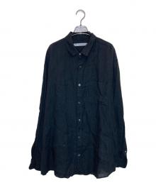 JOURNAL STANDARD（ジャーナルスタンダード）の古着「エアリネン Plainシャツ」｜ブラック