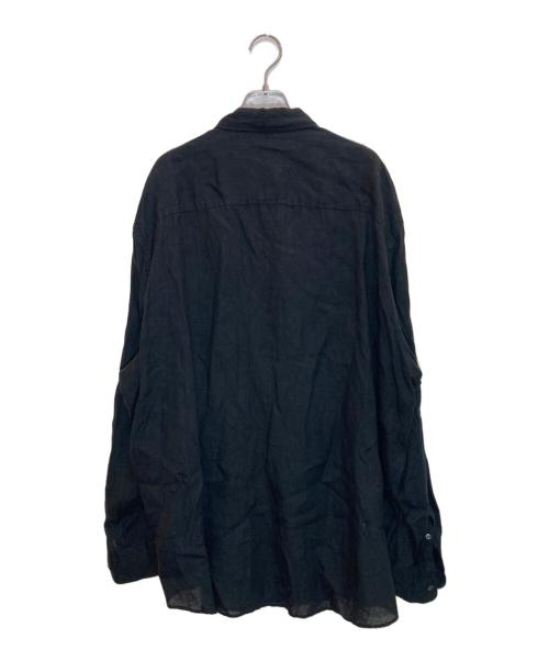 JOURNAL STANDARD（ジャーナルスタンダード）JOURNAL STANDARD (ジャーナルスタンダード) エアリネン Plainシャツ ブラック サイズ:SIZE Freeの古着・服飾アイテム