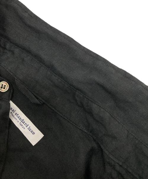 JOURNAL STANDARD（ジャーナルスタンダード）JOURNAL STANDARD (ジャーナルスタンダード) エアリネン Plainシャツ ブラック サイズ:SIZE Freeの古着・服飾アイテム