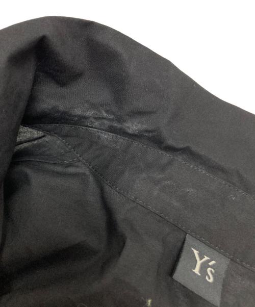 Y's（ワイズ）Y's (ワイズ) 60-LAWN GATHERED FLAP DRESS ブラック サイズ:SIZE 2の古着・服飾アイテム