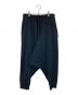 s'yte（サイト）の古着「JERSEY RIBBED HEMS BALLOON SARUEL PANTS」｜ブラック