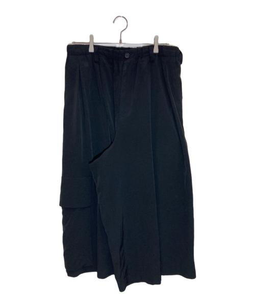 s'yte（サイト）s'yte (サイト) クロップドタックワイドパンツ ブラック サイズ:SIZE 3の古着・服飾アイテム