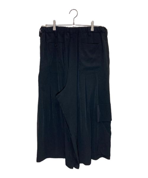 s'yte（サイト）s'yte (サイト) クロップドタックワイドパンツ ブラック サイズ:SIZE 3の古着・服飾アイテム