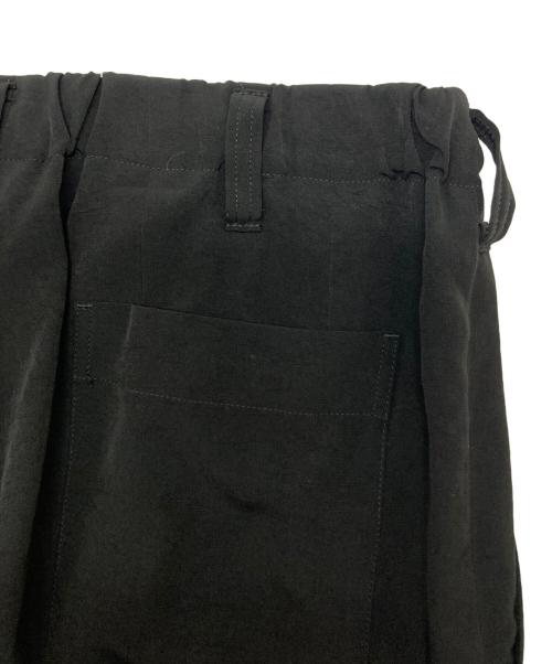 s'yte（サイト）s'yte (サイト) クロップドタックワイドパンツ ブラック サイズ:SIZE 3の古着・服飾アイテム