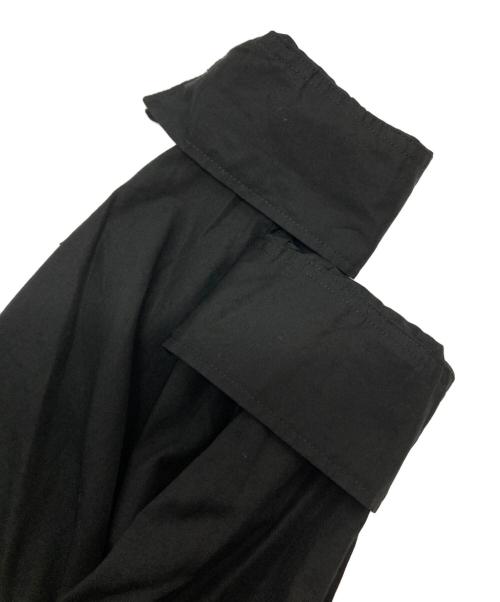 s'yte（サイト）s'yte (サイト) COTTON BROAD CLOTH STAND COLLAR LONG SHIRT WITH ROUNDED HEM ブラック サイズ:SIZE 3の古着・服飾アイテム