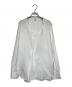Y's（ワイズ）の古着「THIN COTTON TWILL FRINGE COLLAR BLOUSE」｜ホワイト