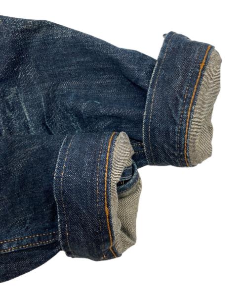 DIESEL（ディーゼル）DIESEL (ディーゼル) ペイント加工デニムジャケット インディゴ サイズ:SIZE Lの古着・服飾アイテム