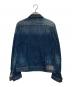 DIESEL (ディーゼル) ペイント加工デニムジャケット インディゴ サイズ:SIZE L：8000円