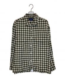 DESCENDANT（ディセンダント）の古着「MILPITAS PLAID LS SHIRT」｜ベージュ