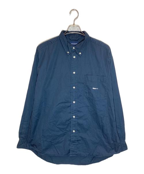 DESCENDANT（ディセンダント）DESCENDANT (ディセンダント) ボタンダウンシャツ ネイビー サイズ:SIZE 2の古着・服飾アイテム