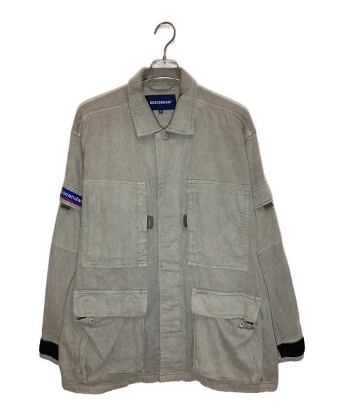 DESCENDANT（ディセンダント）DESCENDANT (ディセンダント) DWUワークジャケット グレー サイズ:SIZE 2の古着・服飾アイテム