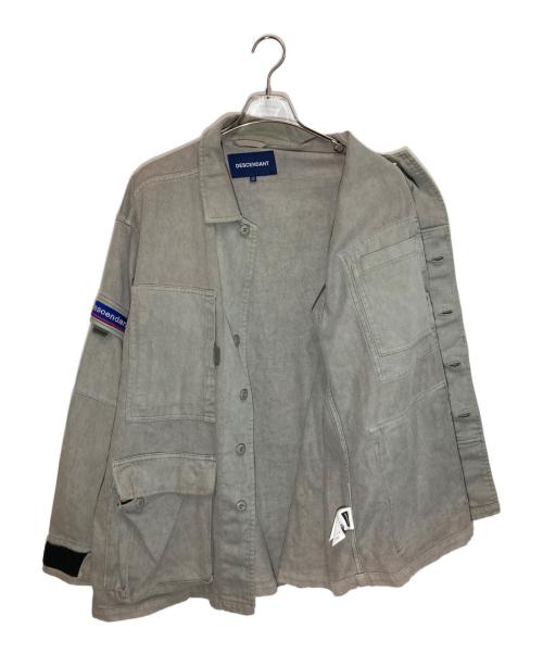 DESCENDANT（ディセンダント）DESCENDANT (ディセンダント) DWUワークジャケット グレー サイズ:SIZE 2の古着・服飾アイテム