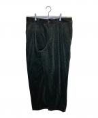 DESCENDANTディセンダント）の古着「DC-3 CORDUROY TROUSERS」｜オリーブ