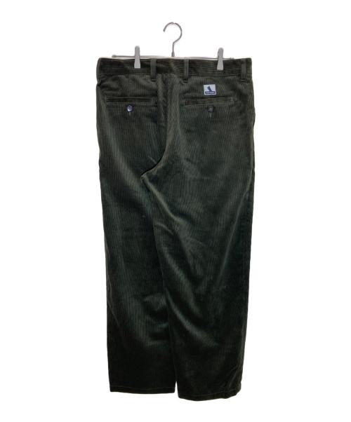 DESCENDANT（ディセンダント）DESCENDANT (ディセンダント) DC-3 CORDUROY TROUSERS オリーブ サイズ:SIZE 3の古着・服飾アイテム