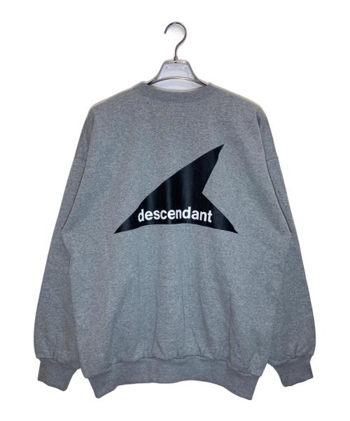 DESCENDANT（ディセンダント）DESCENDANT (ディセンダント) CETUS CREW NECK グレー サイズ:SIZE 3の古着・服飾アイテム
