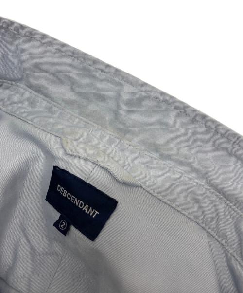 DESCENDANT（ディセンダント）DESCENDANT (ディセンダント) オックスフォードシャツ ブルー サイズ:SIZE 2の古着・服飾アイテム