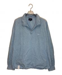 DESCENDANT（ディセンダント）の古着「SALOON PULLOVER CHAMBRAY LS SHIRT」｜ブルー