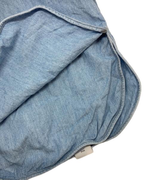 DESCENDANT（ディセンダント）DESCENDANT (ディセンダント) SALOON PULLOVER CHAMBRAY LS SHIRT ブルー サイズ:SIZE 2の古着・服飾アイテム