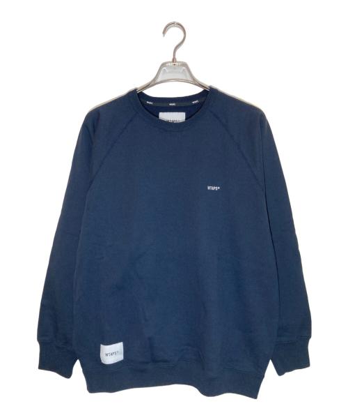 WTAPS（ダブルタップス）WTAPS (ダブルタップス) SIGN-RGYD / SWEATER / COTTON ネイビー サイズ:SIZE X 03の古着・服飾アイテム
