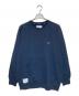 WTAPS（ダブルタップス）の古着「SIGN-RGYD / SWEATER / COTTON」｜ネイビー