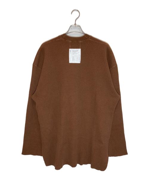 INNAT（インアット）INNAT (インアット) WAFFLE LS TEE ブラウン サイズ:SIZE 2の古着・服飾アイテム