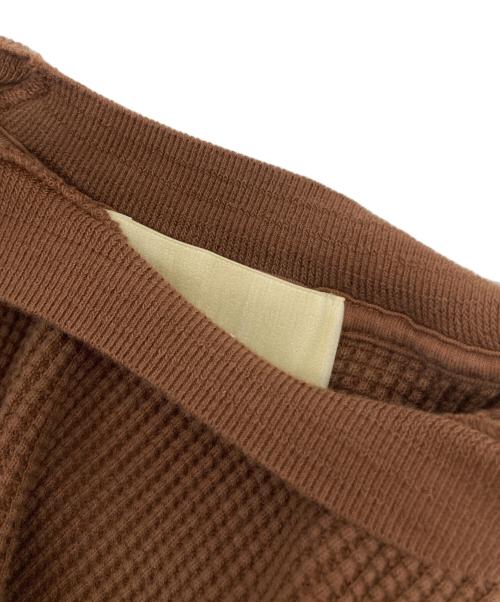 INNAT（インアット）INNAT (インアット) WAFFLE LS TEE ブラウン サイズ:SIZE 2の古着・服飾アイテム