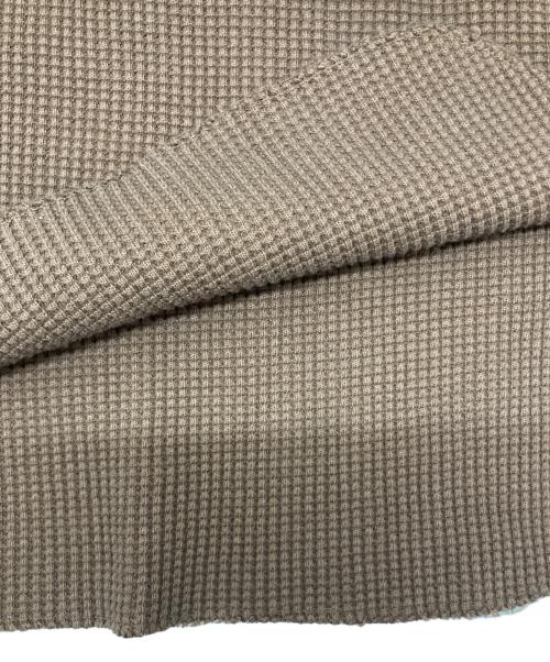INNAT（インアット）INNAT (インアット) WAFFLE LS TEE ブラウン サイズ:SIZE 2の古着・服飾アイテム