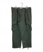 WTAPSダブルタップス）の古着「MILT2001/TROUSERS/COTTON.TWILL」｜オリーブ