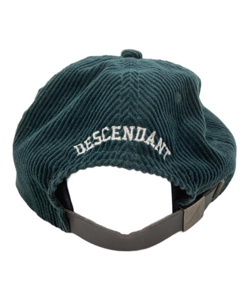 DESCENDANT（ディセンダント）DESCENDANT (ディセンダント) コーデュロイキャップ グリーン サイズ:-の古着・服飾アイテム