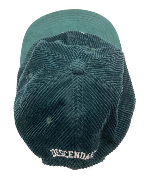 DESCENDANT（ディセンダント）DESCENDANT (ディセンダント) コーデュロイキャップ グリーン サイズ:-の古着・服飾アイテム