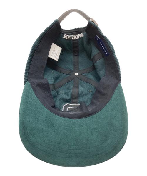 DESCENDANT（ディセンダント）DESCENDANT (ディセンダント) コーデュロイキャップ グリーン サイズ:-の古着・服飾アイテム