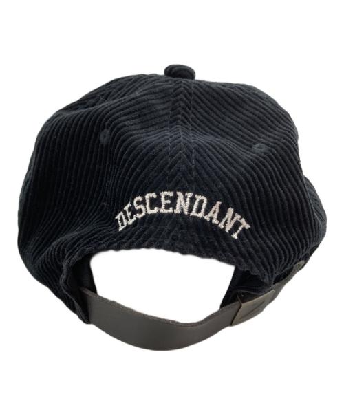 DESCENDANT（ディセンダント）DESCENDANT (ディセンダント) コーデュロイキャップ ブラック サイズ:SIZE Freeの古着・服飾アイテム