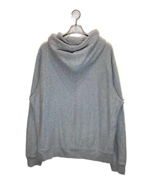 stussy（ステューシー）stussy (ステューシー) 裏起毛ロゴ刺繍パーカー グレー サイズ:SIZE XLの古着・服飾アイテム