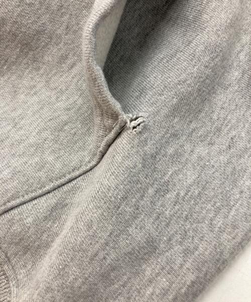 stussy（ステューシー）stussy (ステューシー) 裏起毛ロゴ刺繍パーカー グレー サイズ:SIZE XLの古着・服飾アイテム