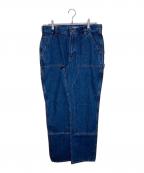 CarHarttカーハート）の古着「LOOSE FIT DOUBLE FRONT LOGGER JEAN」｜インディゴ