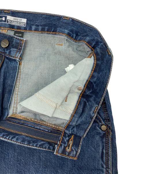 CarHartt（カーハート）CarHartt (カーハート) LOOSE FIT DOUBLE FRONT LOGGER JEAN インディゴ サイズ:SIZE 34×34の古着・服飾アイテム