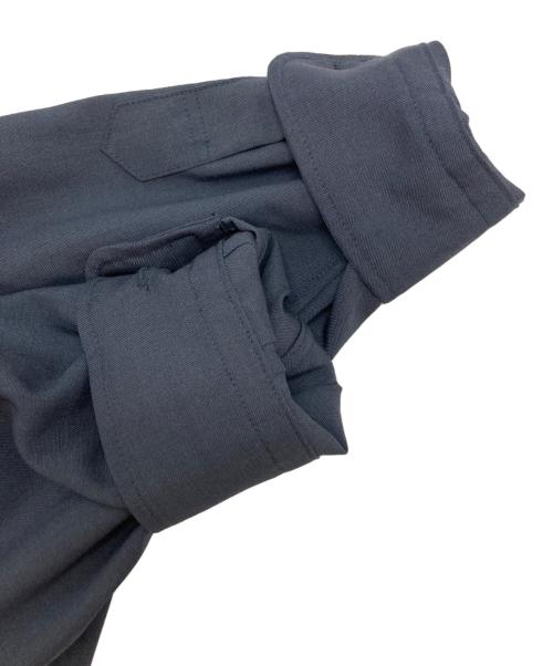UNITED ARROWS（ユナイテッドアローズ）UNITED ARROWS (ユナイテッドアローズ) ウールトロピカル ジップ レギュラーカラーシャツ ネイビー サイズ:SIZE S 未使用品の古着・服飾アイテム