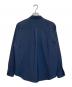 UNITED ARROWS (ユナイテッドアローズ) ウールトロピカル ジップ レギュラーカラーシャツ ネイビー サイズ:SIZE S 未使用品：8000円