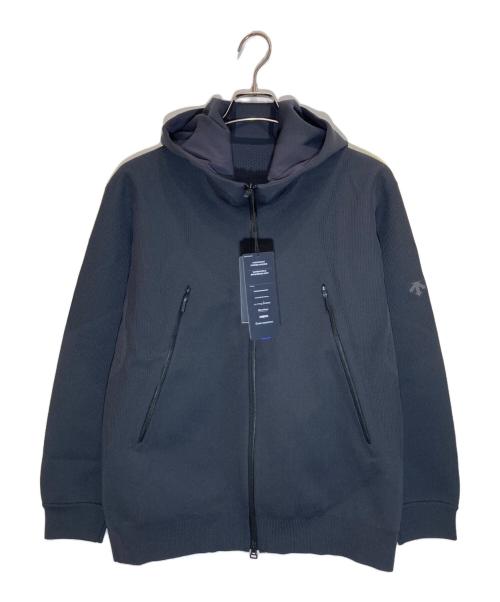 DESCENTE ALLTERRAIN（デザイント オルテライン）Descente ALLTERRAIN (デザイント オルテライン) FUSION KNIT HOODIE グレー サイズ:Mの古着・服飾アイテム