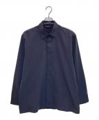 DESCENTE ALLTERRAINデザイント オルテライン）の古着「ストレッチシームレスロングスリーブシャツ」｜グレー