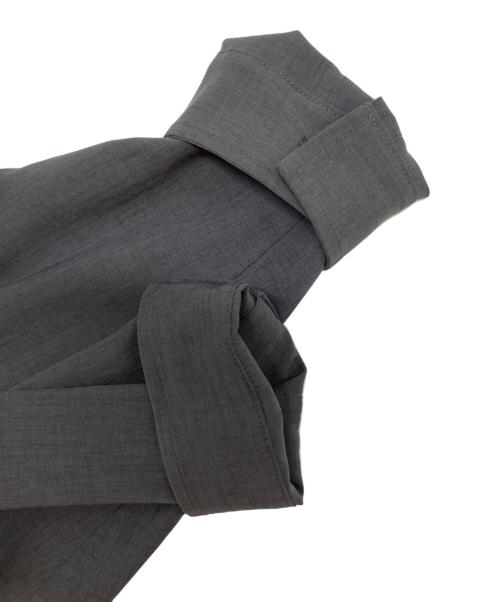 JOSEPH HOMME（ジョゼフ オム）JOSEPH HOMME (ジョゼフ オム) テクノボイルストレッチ ジップアップブルゾン グレー サイズ:SIZE 48の古着・服飾アイテム