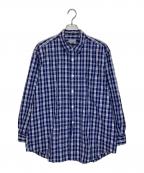 COMME des GARCONS HOMMEコムデギャルソン オム）の古着「チェックシャツ」｜ネイビー×ホワイト