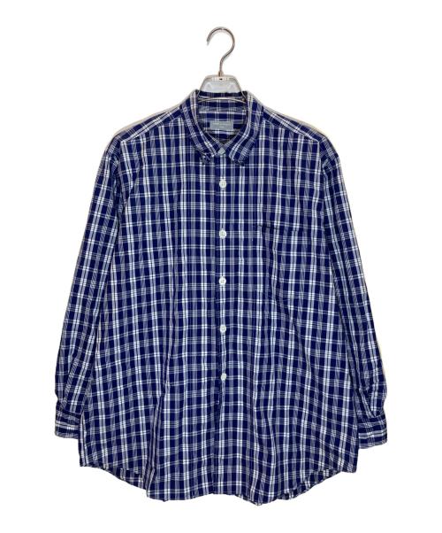 COMME des GARCONS HOMME（コムデギャルソン オム）COMME des GARCONS HOMME (コムデギャルソン オム) チェックシャツ ネイビー×ホワイト サイズ:-の古着・服飾アイテム