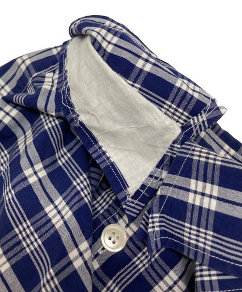 COMME des GARCONS HOMME（コムデギャルソン オム）COMME des GARCONS HOMME (コムデギャルソン オム) チェックシャツ ネイビー×ホワイト サイズ:-の古着・服飾アイテム
