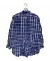 COMME des GARCONS HOMME (コムデギャルソン オム) チェックシャツ ネイビー×ホワイト サイズ:-：12000円